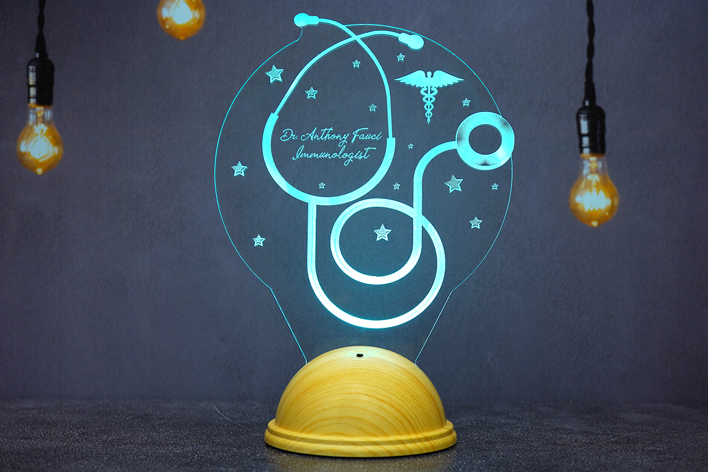 Personalized 3D LED Night Light for Medical Professionals
