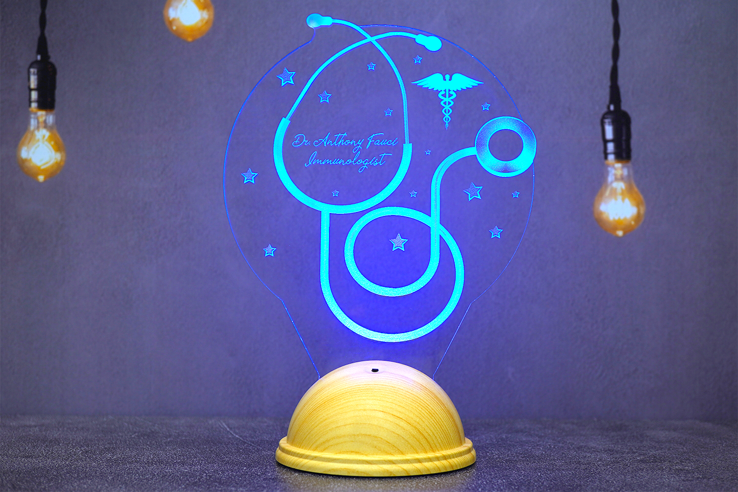 Personalized 3D LED Night Light for Medical Professionals