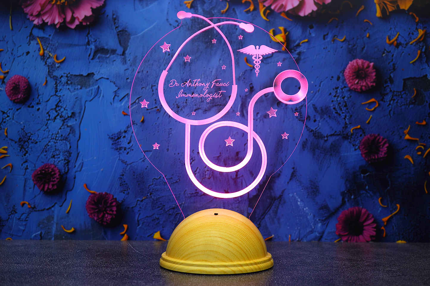 Personalized 3D LED Night Light for Medical Professionals