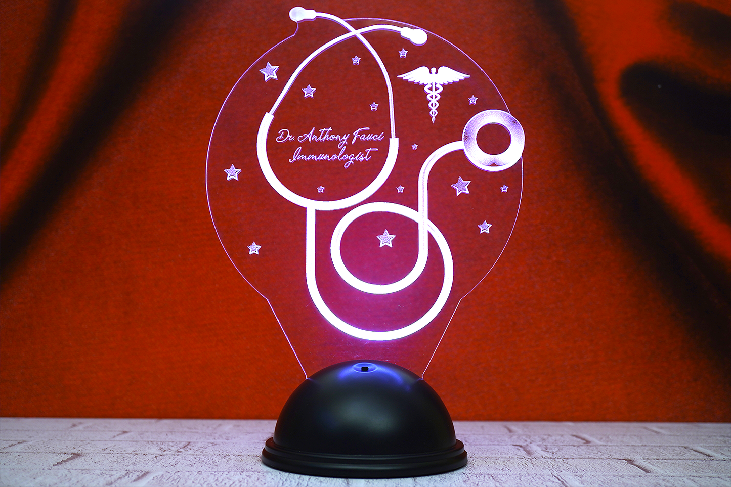Personalized 3D LED Night Light for Medical Professionals