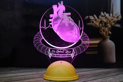 Illuminate Passion with the 3D Heart Organ Lamp