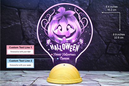 Halloween Personalized 3D LED Lamp