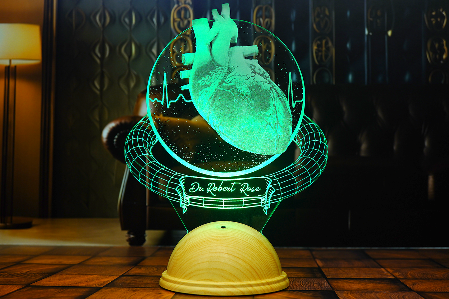 Illuminate Passion with the 3D Heart Organ Lamp