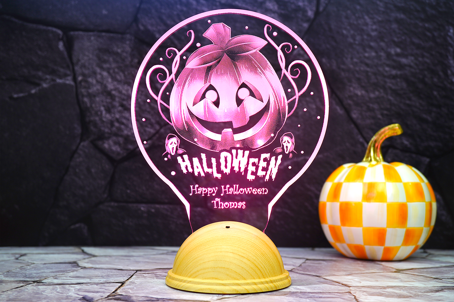 Halloween Personalized 3D LED Lamp