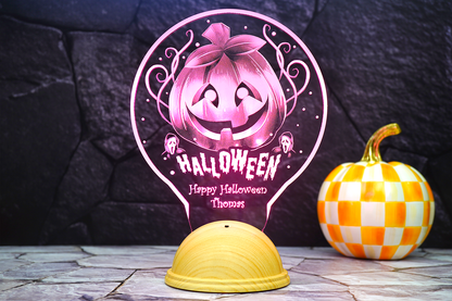 Halloween Personalized 3D LED Lamp