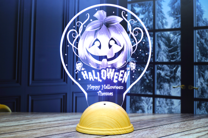 Halloween Personalized 3D LED Lamp