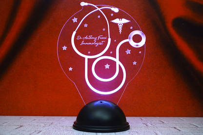 Personalized 3D LED Night Light for Medical Professionals