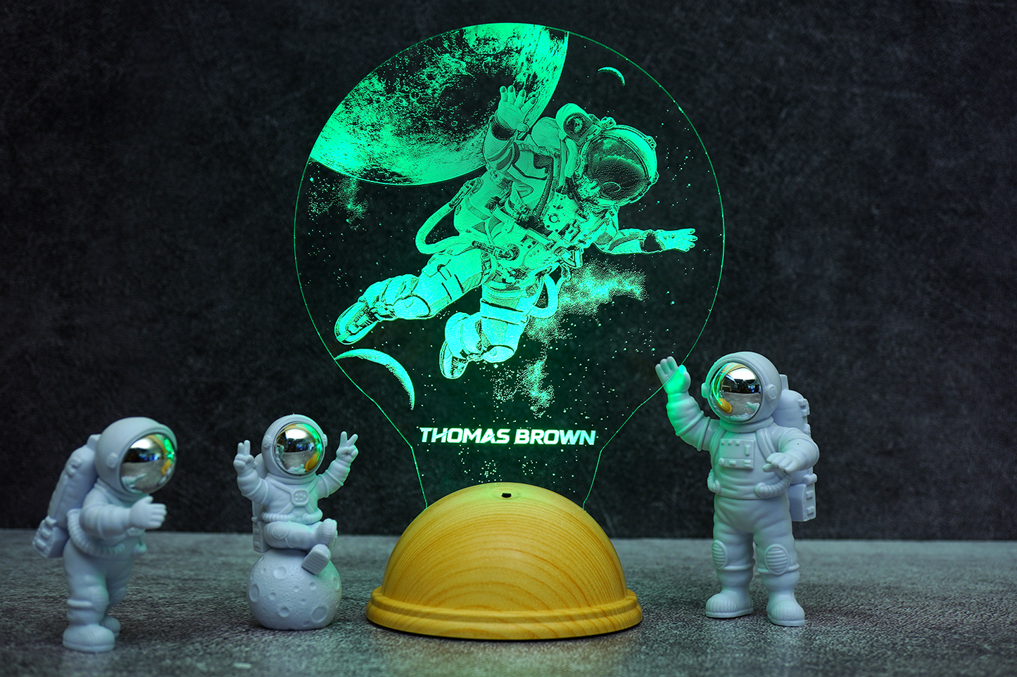 Astronaut Personalized 3D LED Lamp