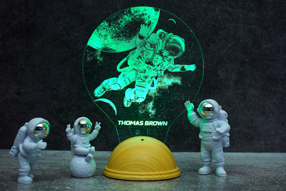 Astronaut Personalized 3D LED Lamp