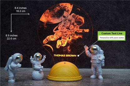 Astronaut Personalized 3D LED Lamp