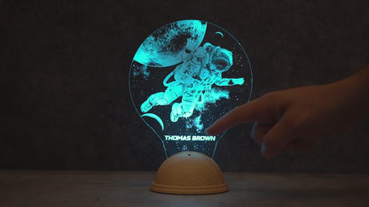 Astronaut Personalized 3D LED Lamp