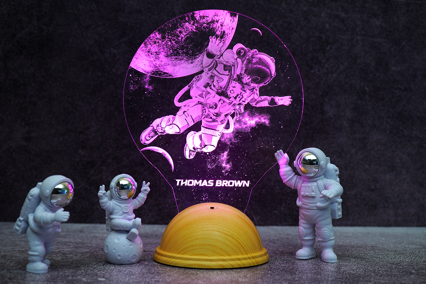 Astronaut Personalized 3D LED Lamp