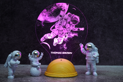 Astronaut Personalized 3D LED Lamp