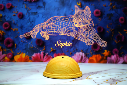 Cat Personalized 3D Led Lamp