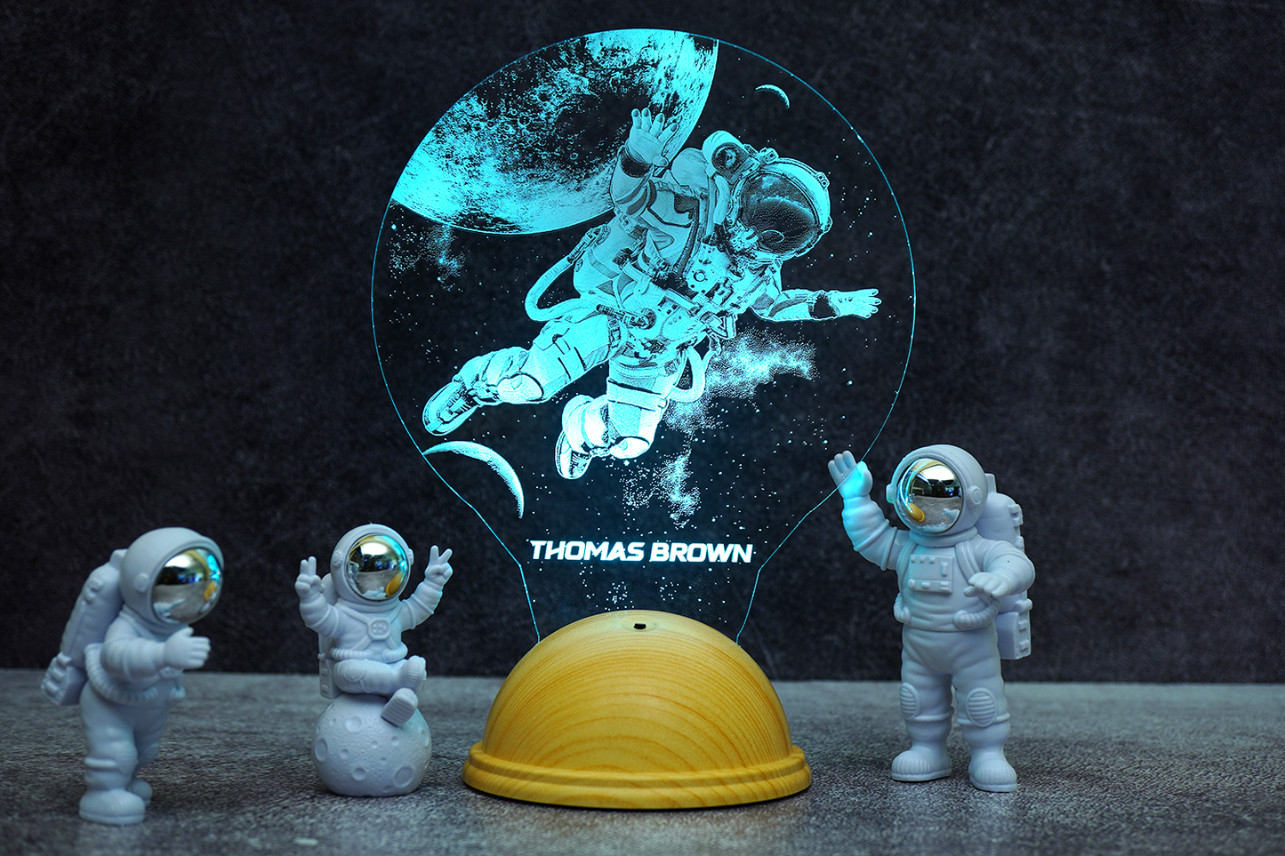 Astronaut Personalized 3D LED Lamp